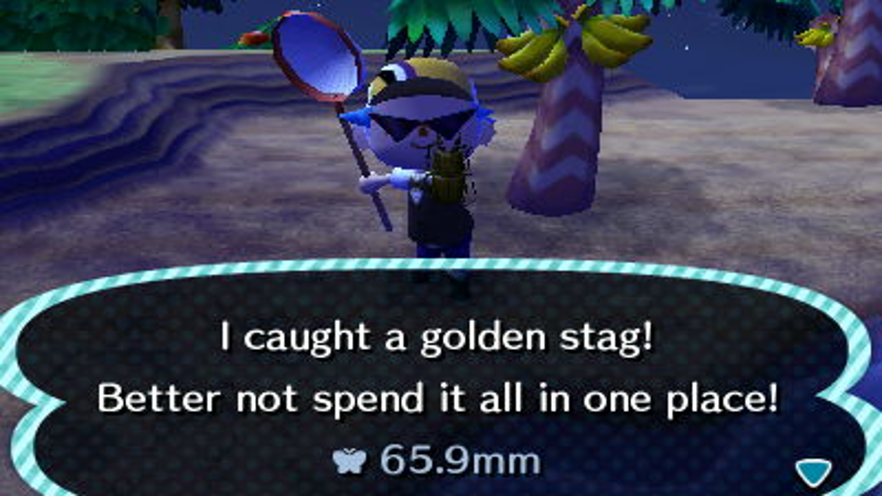 Animal Crossing New Leaf Golden Stag