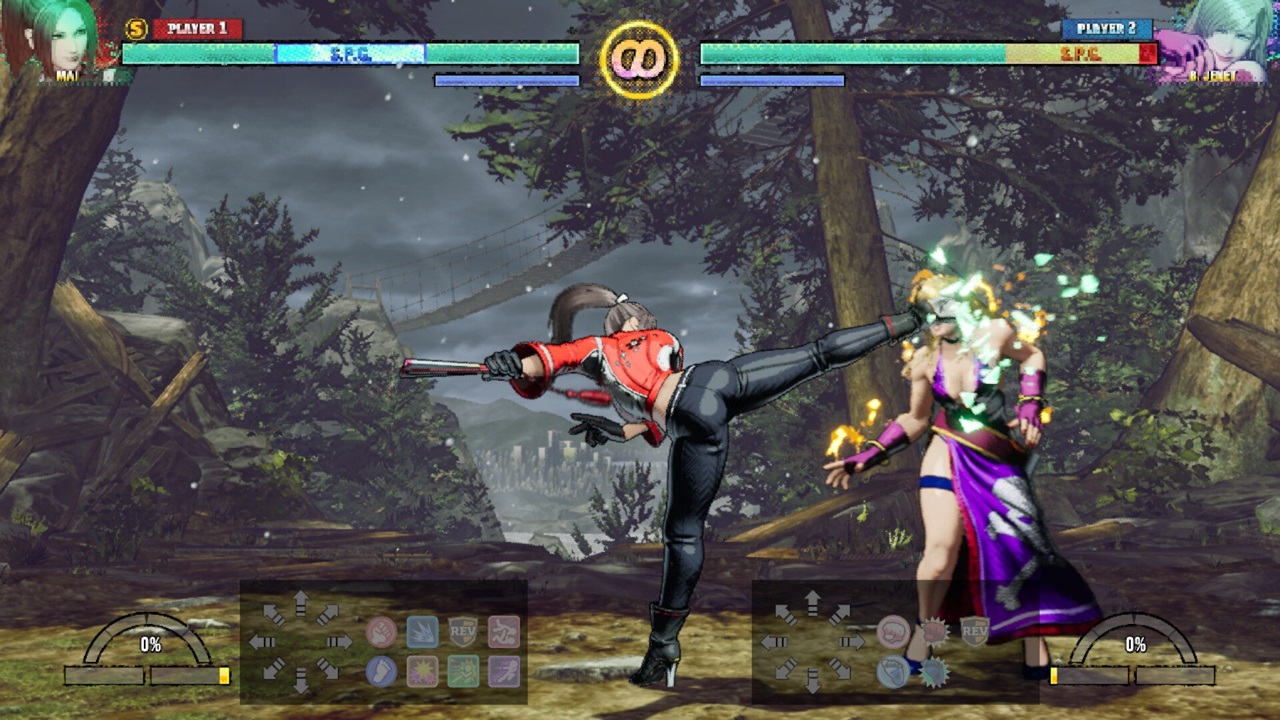 Fatal Fury: City of the Wolves Training Mode