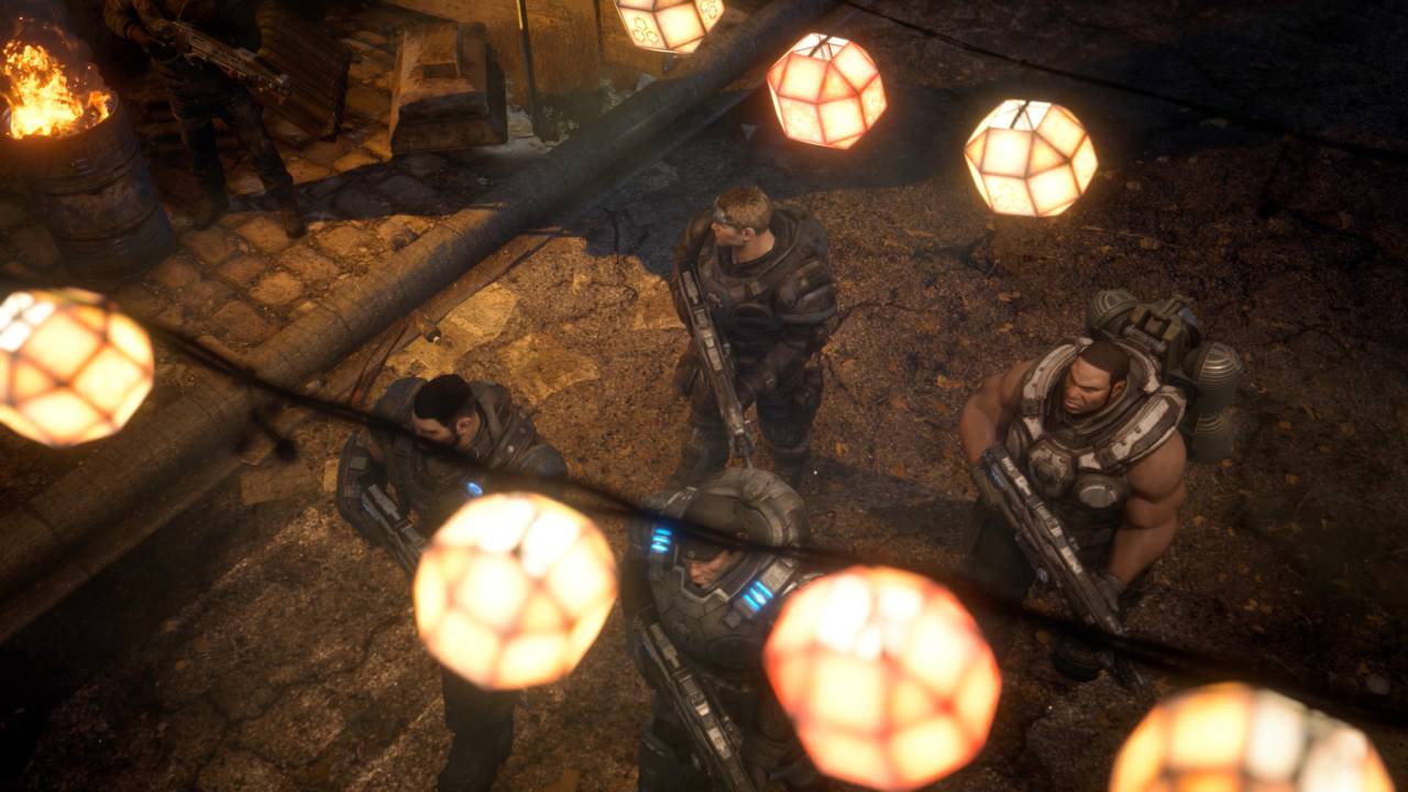 story cutscene in gears of war reloaded