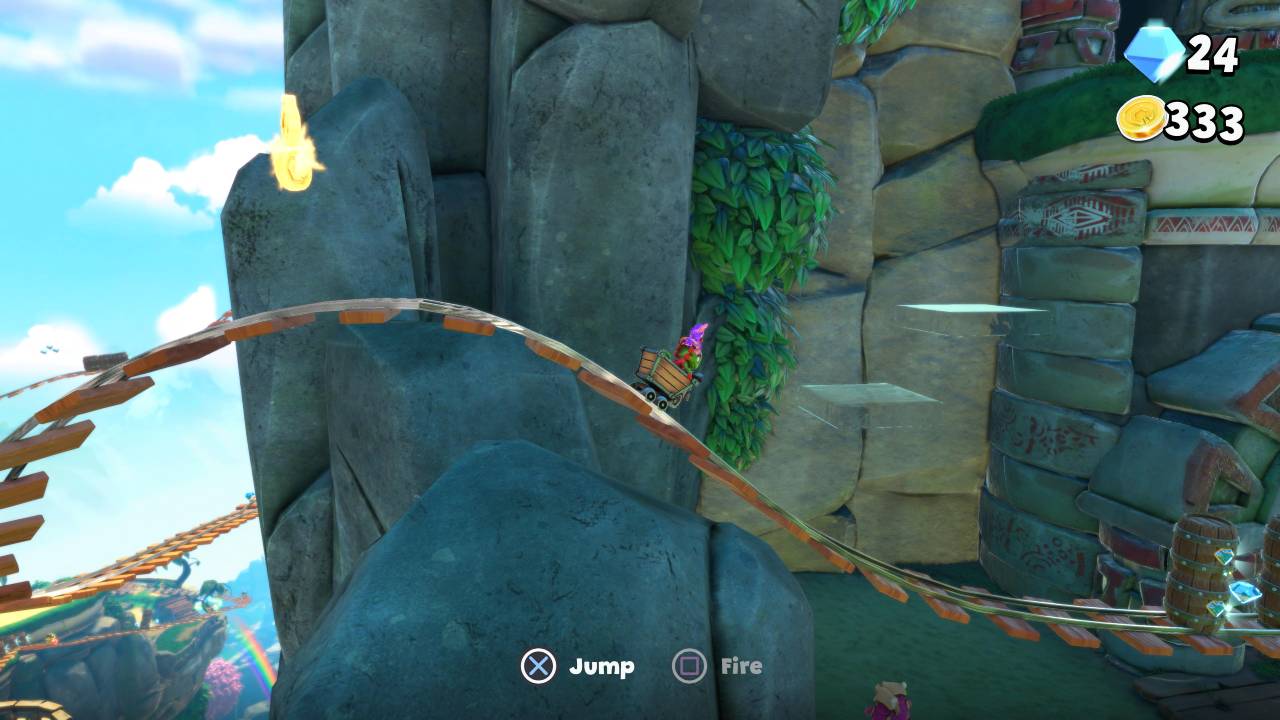 yooka-replaylee minecart section