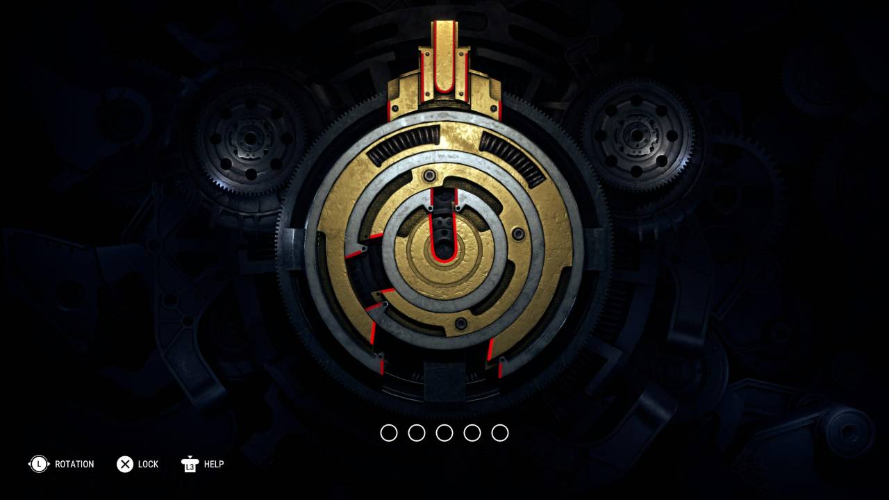 machine puzzle in docked